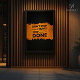 Don’t stop